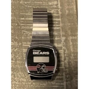 VINTAGE 1980s CHICAGO BEARS WRIST WATCH DITKA‎ REFRIGERATOR PERRY WALTER PAYTON